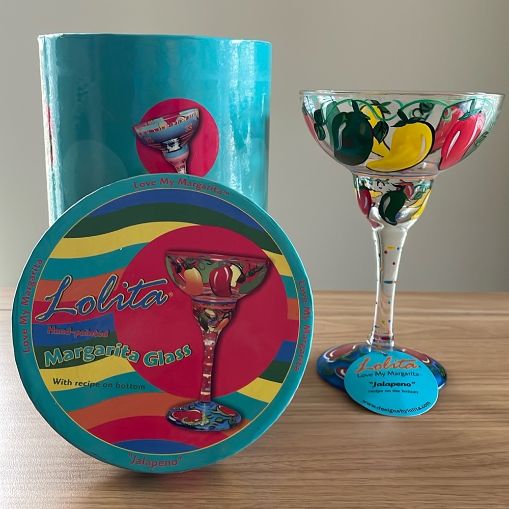 Like New Lolita “Jalapeño” Margarita glass